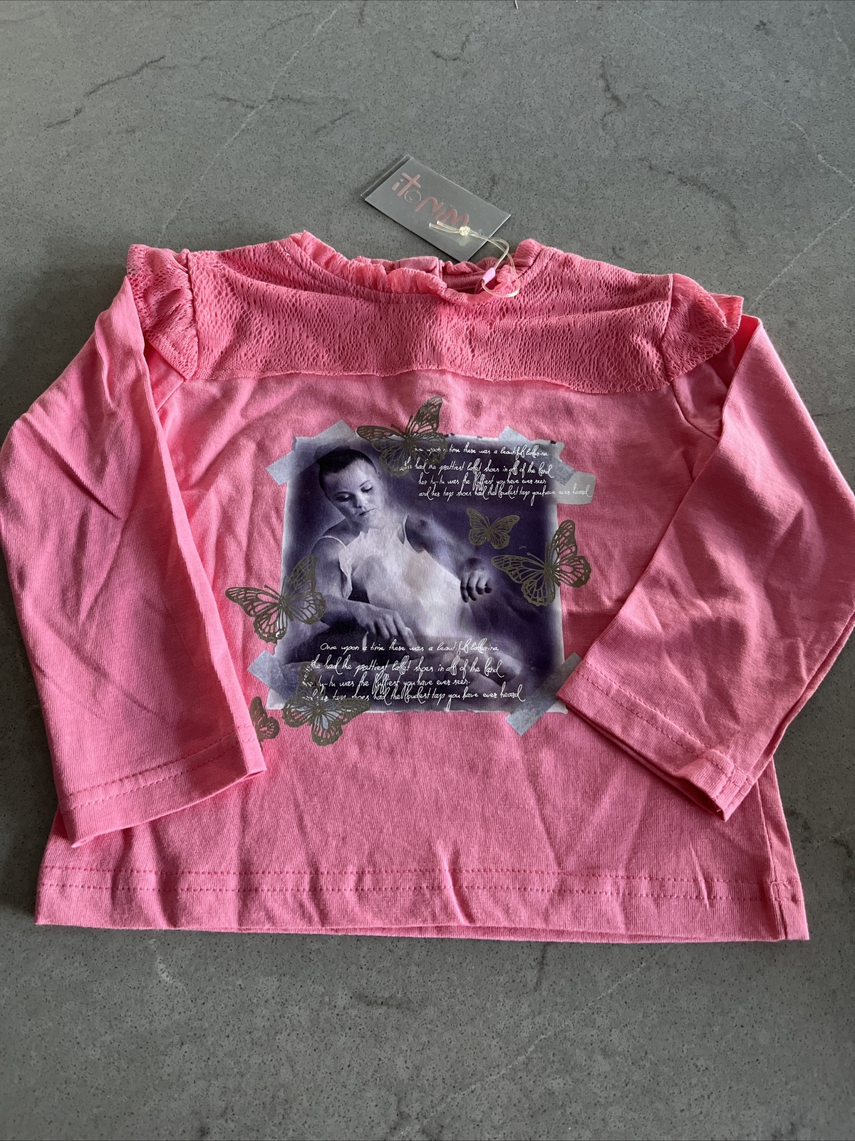 Girls long sleeved t-shirt  top age 12-18 months