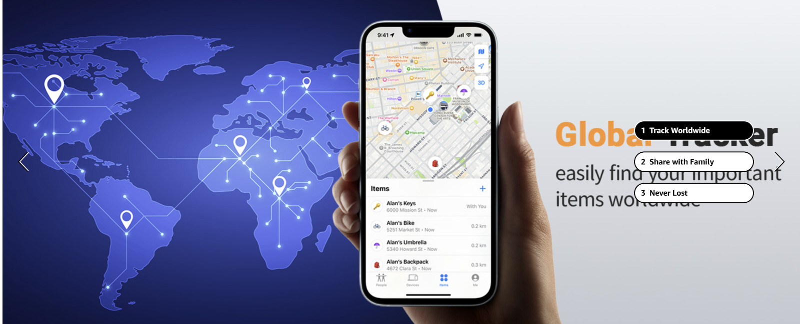 New Air Tracker Tags-4 Pack Compatible with Apple Find My (Ios Only), Bluetooth