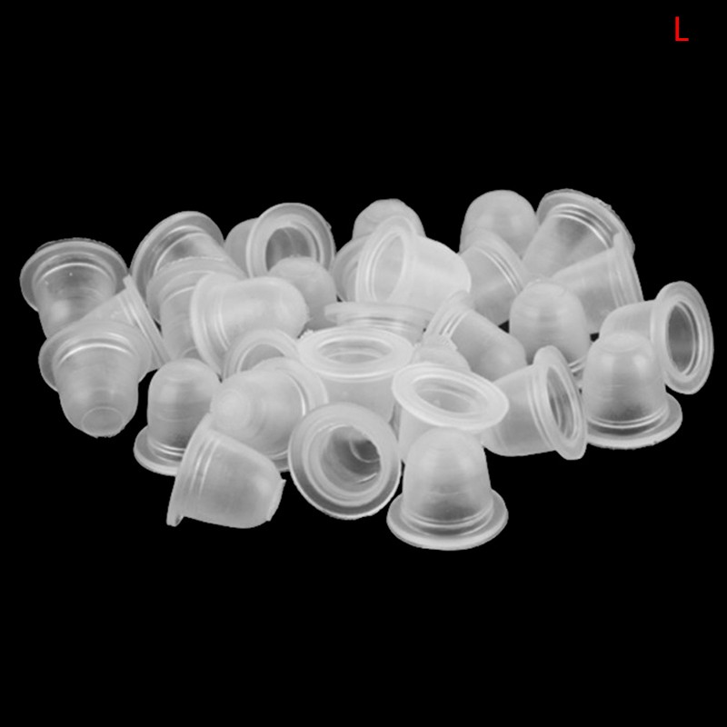 100PCS Microblading Tattoo Ink Cups Permanent Makeup Pigment Holder Containers