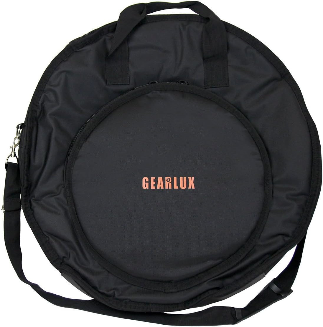 Dual Cymbal Bag with 22-Inch and 14-Inch Compartments - Black