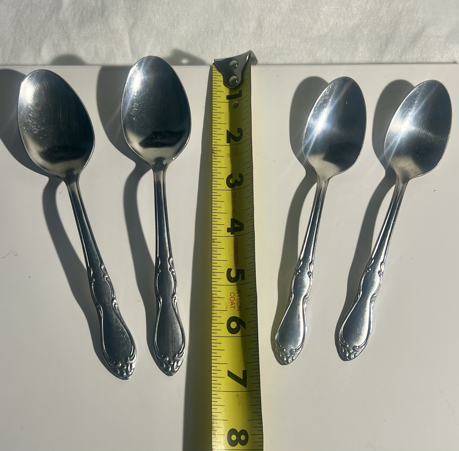 Simeon L. & George H. Rogers Co. Stainless Flatware Set 4 Spoons