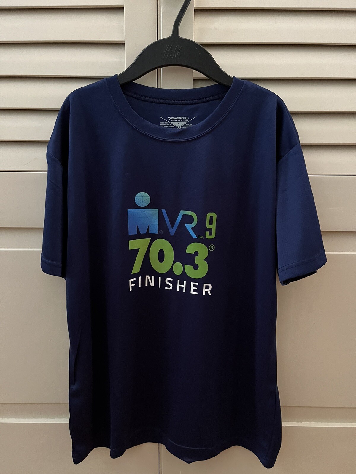 IRONMAN Finisher VR 9 Shirt Triathlon Blue
