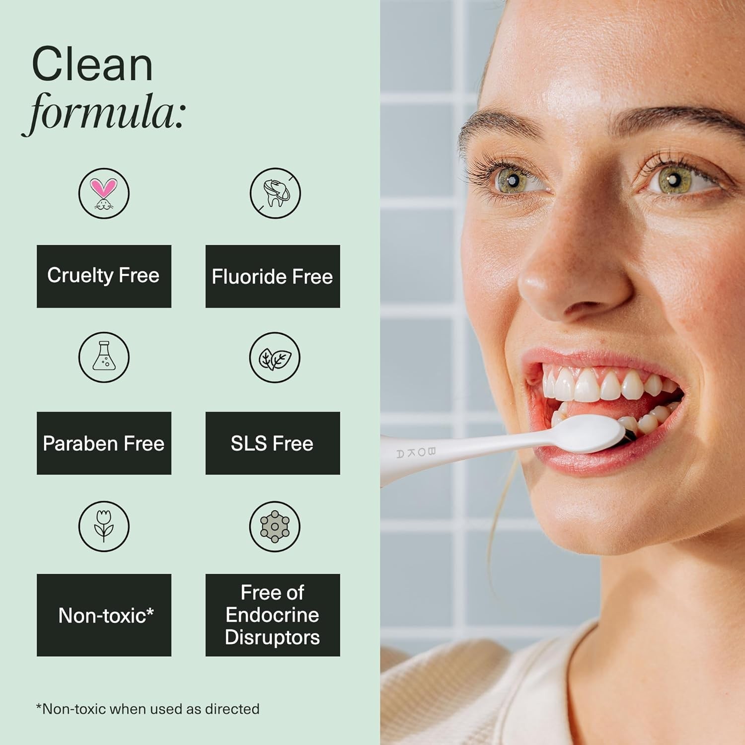 Boka Fluoride Free Toothpaste - Nano Hydroxyapatite, Remineralizing, Sensitive T