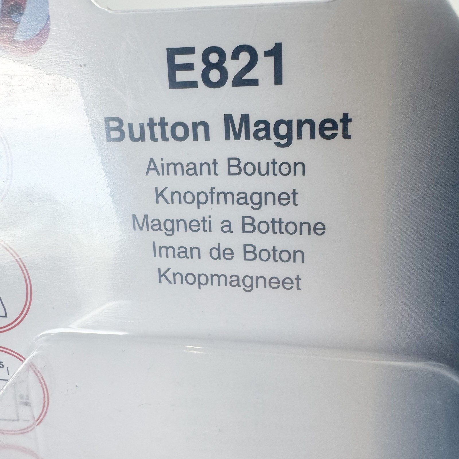 Eclipse 821 BUTTON MAGNET 12.5MM E821 ALNICO - E821 (G) EL04