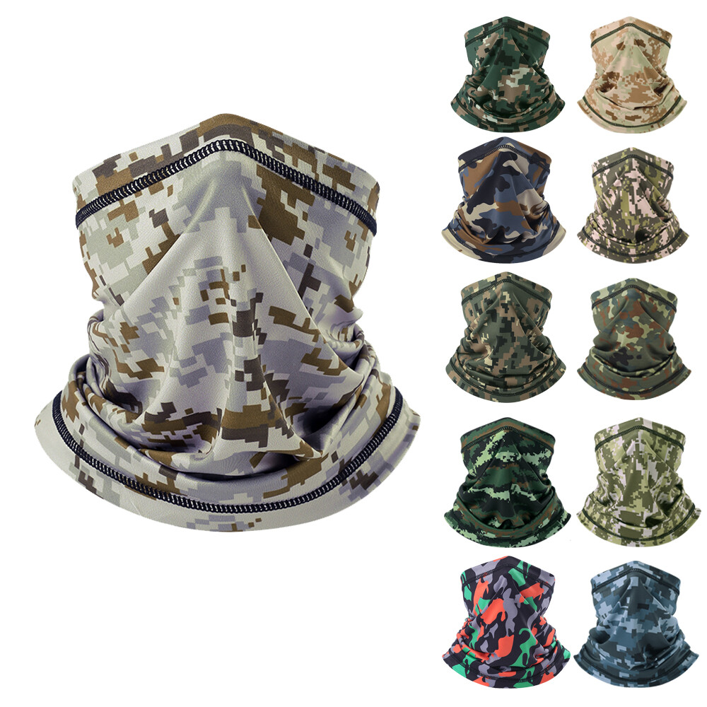Neck Gaiter Face Mask UV Protection Balaclava Neckerchief Bandana Headband Scarf