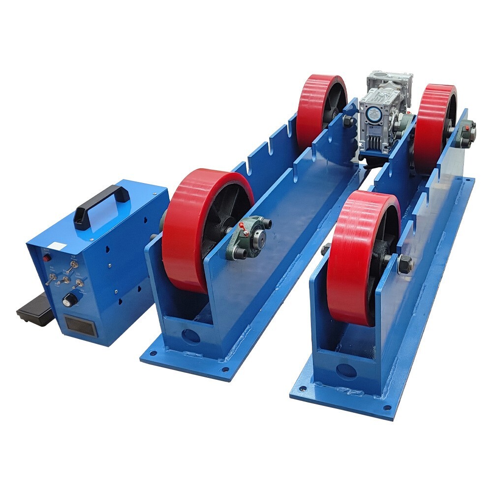 4400LB Adjustable Linkage Roller Welding Support Welding Tank Turning Rolls 110V