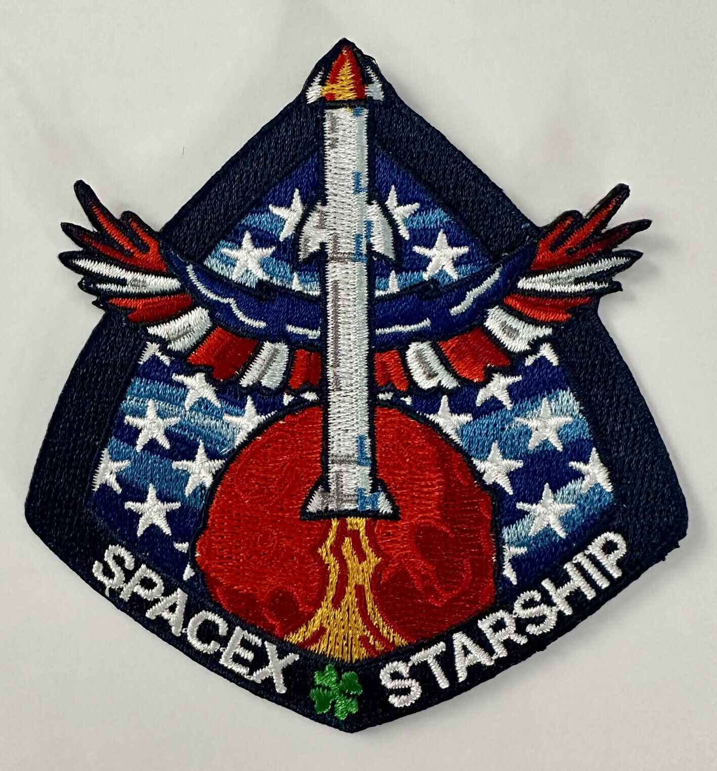 STARSHIP PROGRAM MISSION PATCH ORBITAL LAUNCH- 3.5” USA EAGLE