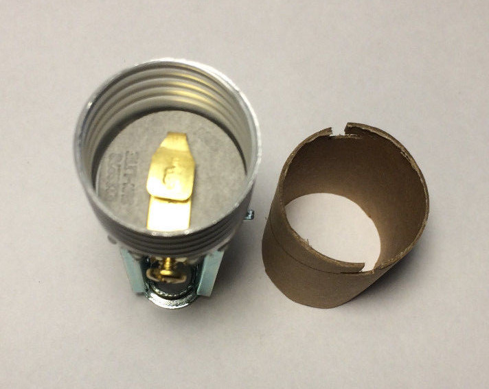 4" - 5 3/4" Adjustable Keyless Medium Base Bulb Chandelier Socket Lamp Holder