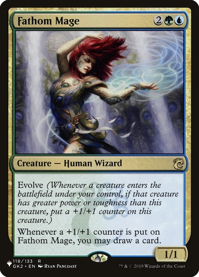 x1 Fathom Mage - The List R MTG The List M/NM, English