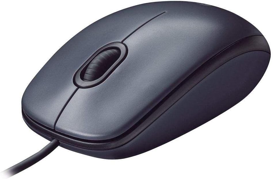 Logitech B100 Optical Full-Size Corded Business Mouse New Logitech Mouse