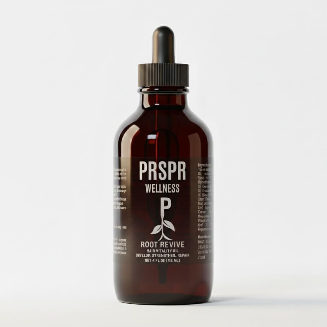 Women's Hair Growth Serum Oil - Natural Herbal Root Revive for Thicker Fuller Ha