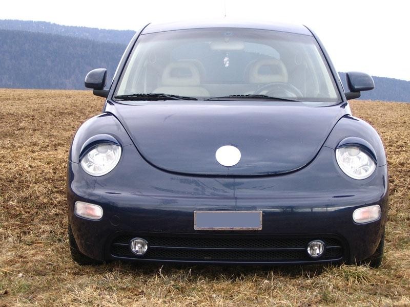 Eyelids eyebrows FRONT headlight light brows for VW NEW BEETLE 1998 - 2005 ABS