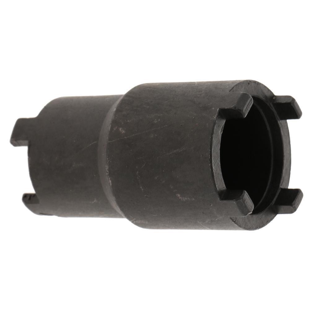 Special 4-pin Spanner Socket Tool For Slotted Castle Locking Nut Remover - as