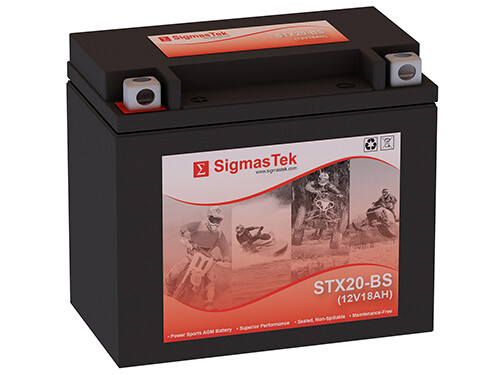 SigmasTek STX20-BS Battery Replacement for Arctic Cat Pantera 580 500CC 1999-01