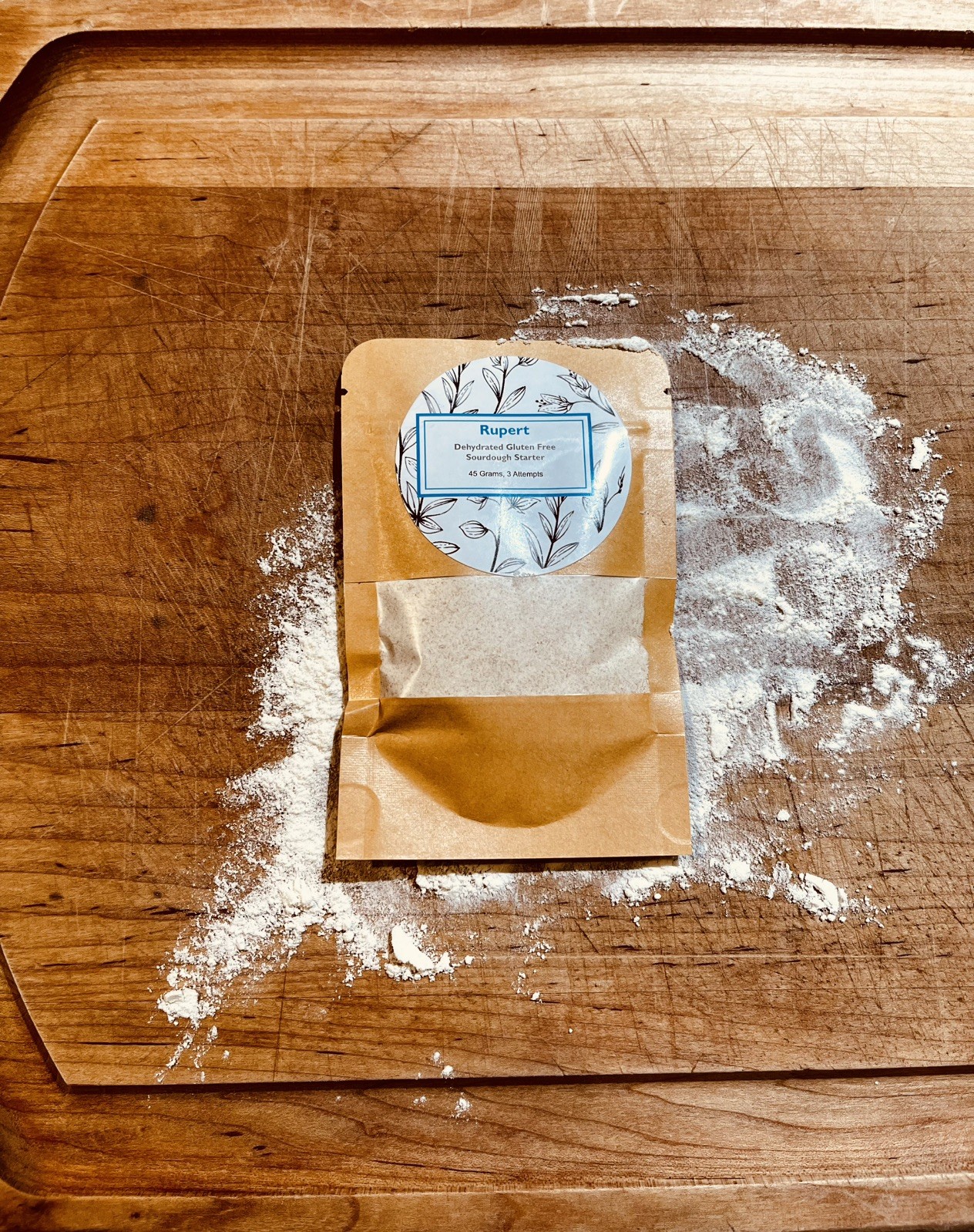 dehydrated gluten free sourdough starter