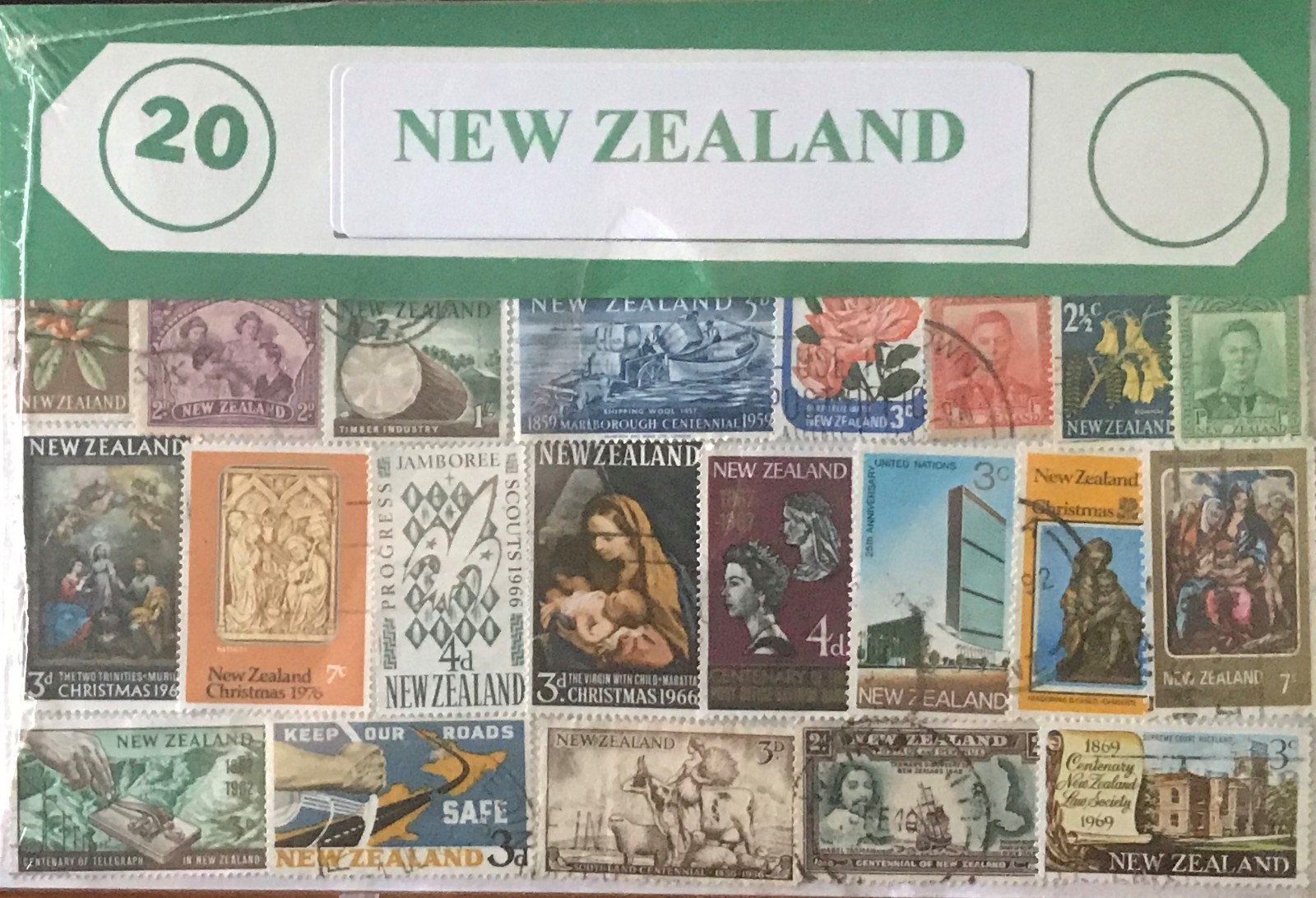 Stamp Packet - New Zealand
