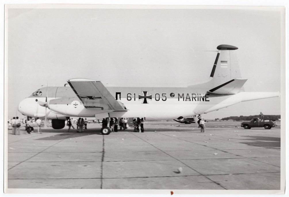 1963-2005 German Marineflieger Breguet 1150 Atlantic 61+05 Original 6.5x10 Photo