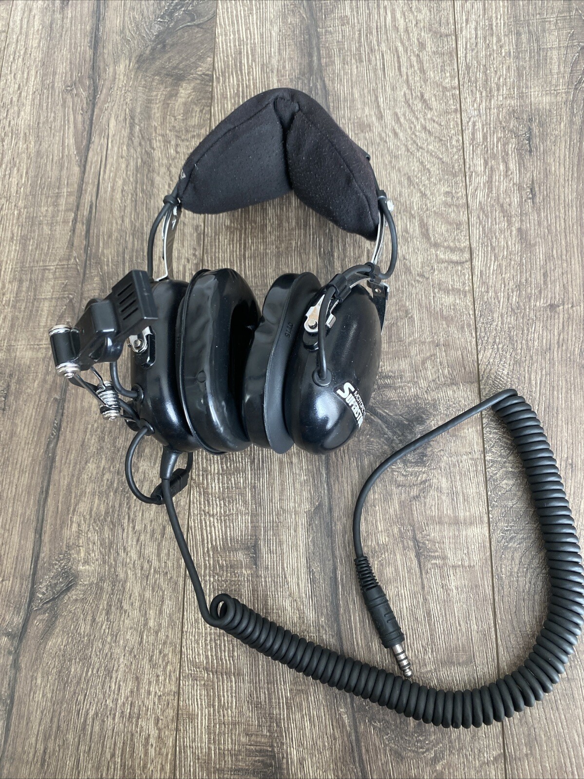 David Clark H10-76 Aviation Headset With Microphone Tested Good MFR: 71483