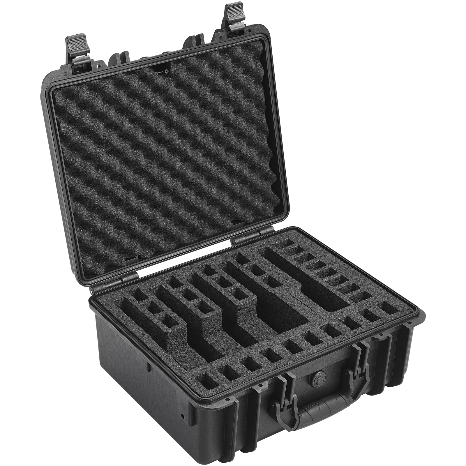 Uimoso Hard Pistol Cases with Pre-cut Lining Lockable Pistol Case for 5 Pistol