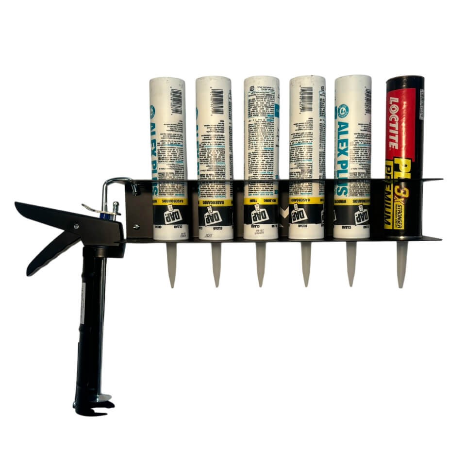 Caulk Gun Holder (Tool Holder, Garage Organization)