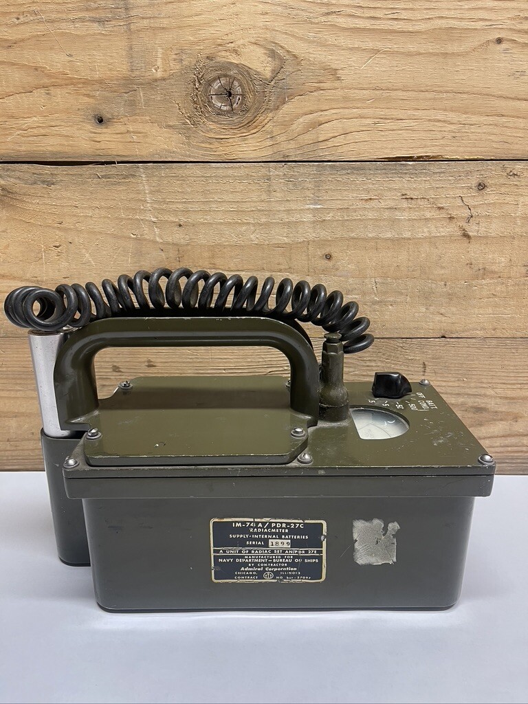 Radiation Radiacmeter Detector IM-74A/PDR-27C Admiral