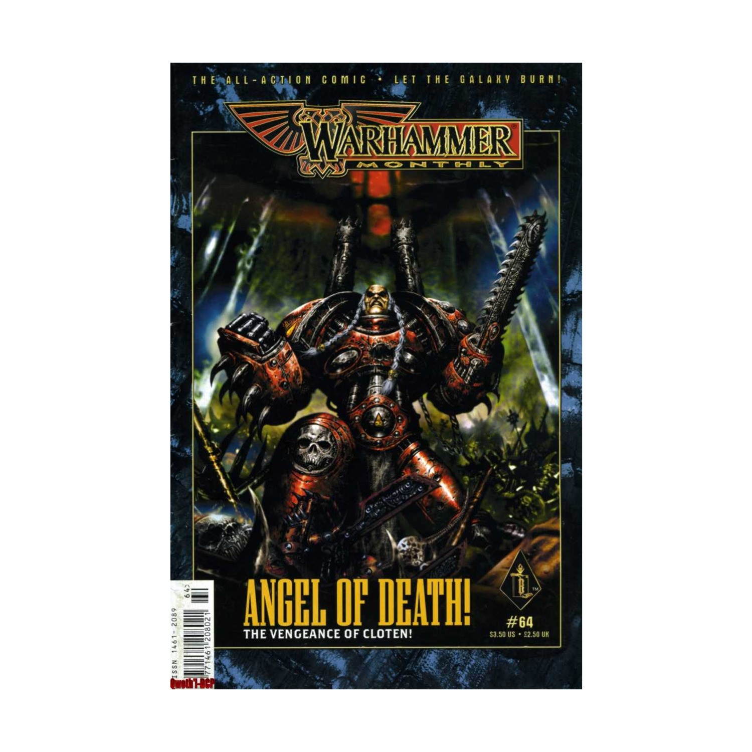 GW Warhammer Monthly #64 "Angel of Death! - The Vengeance of Cloten!" VG+
