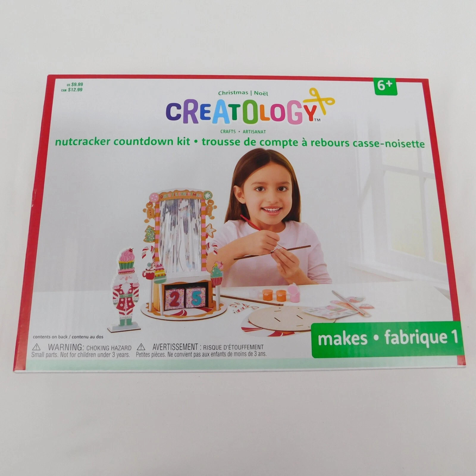 Creatology Nutcracker Countdown Kit Christmas Crafts for Kids 6+ New In Box
