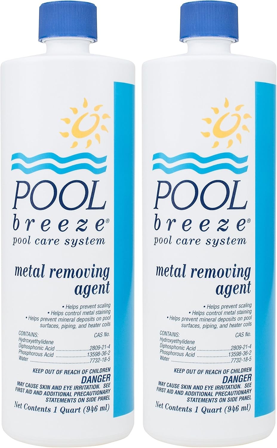 Pool Breeze Metal Removing Agent 32oz. (Pack of 2)