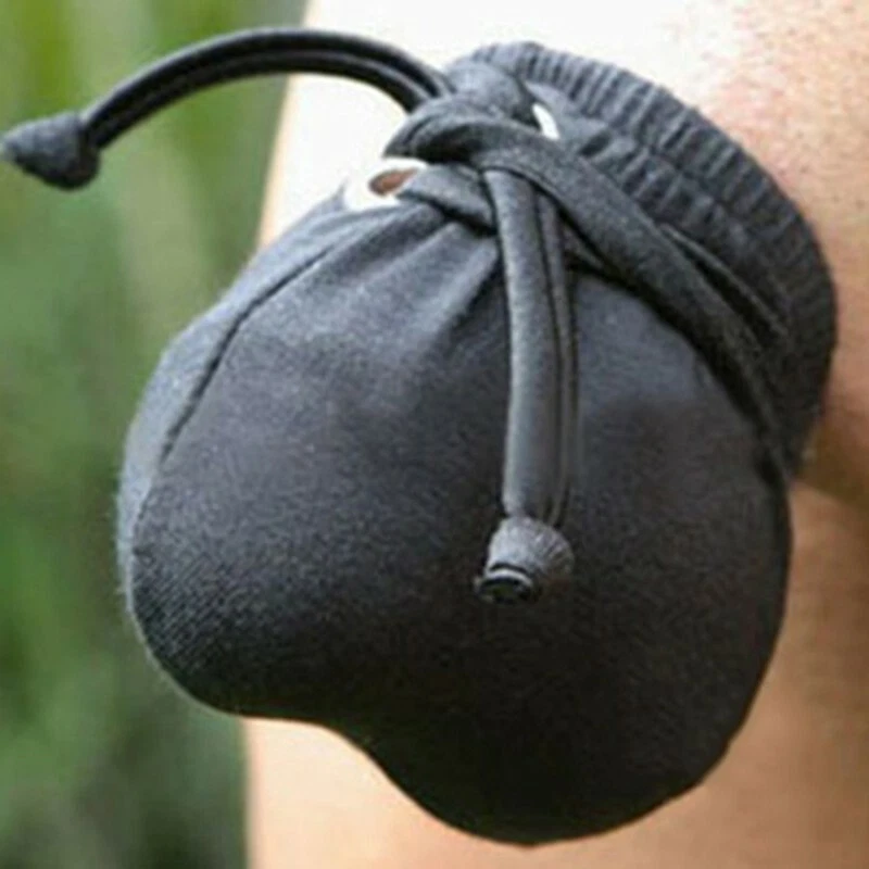 Male Penis Sleeve Pouch C-String Testicular Sheath Cover Compact Bag Underpants