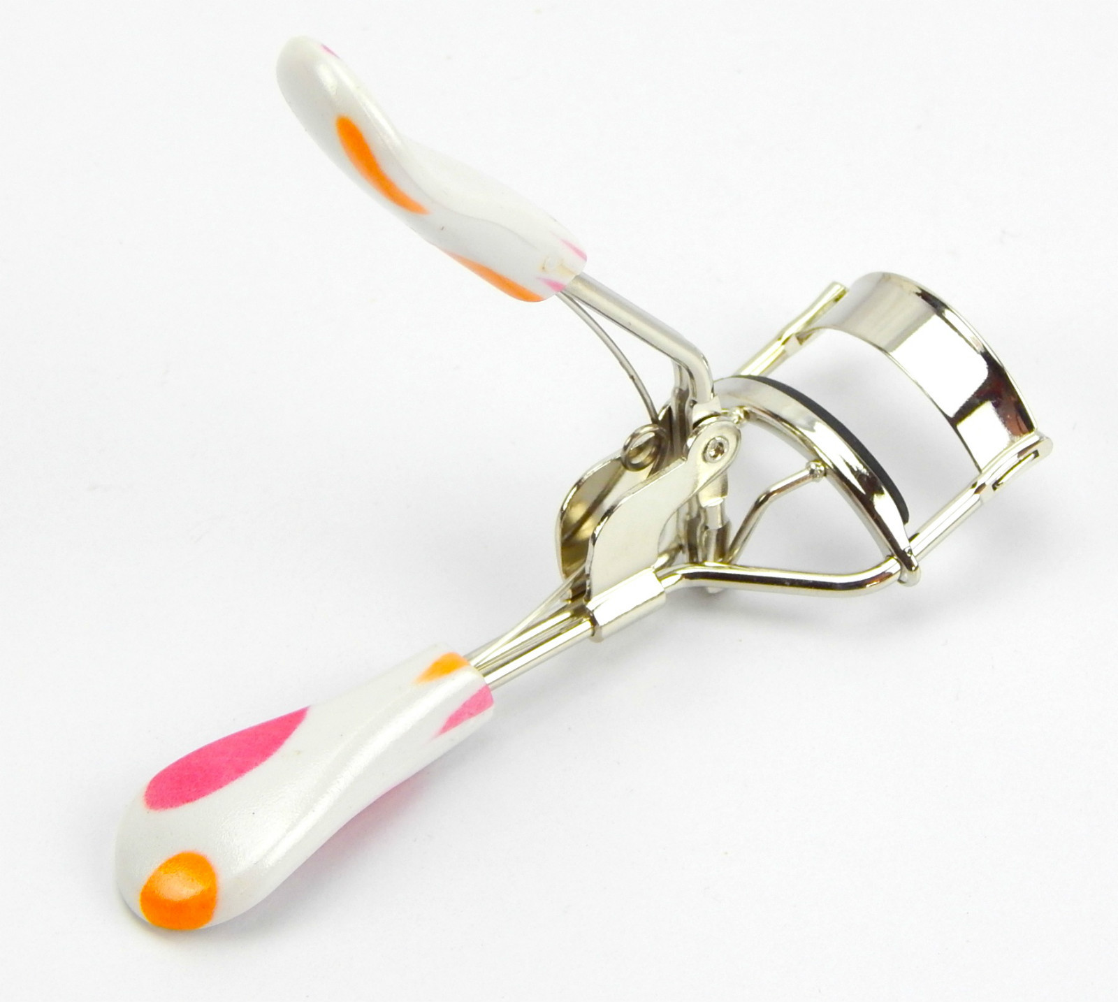 EYELASH CURLER LARGE HANDLE WHITE