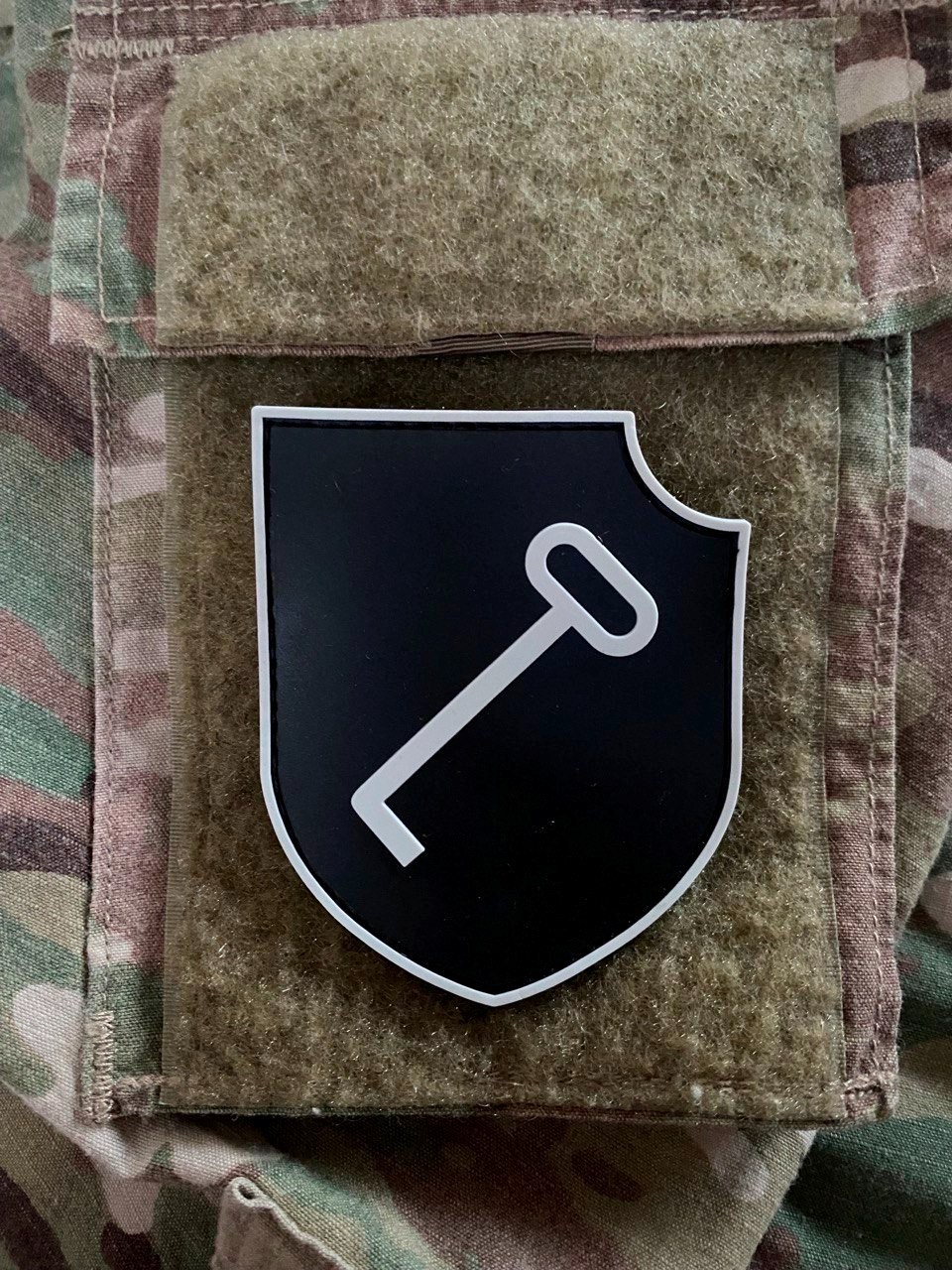 PVC tactical morale patch "1st Panzer Division "AH"