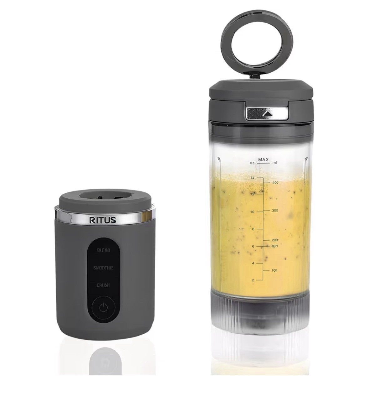 RITUS VORTEX Pro Portable Blender,Personal Blender w/Removable Vessel
