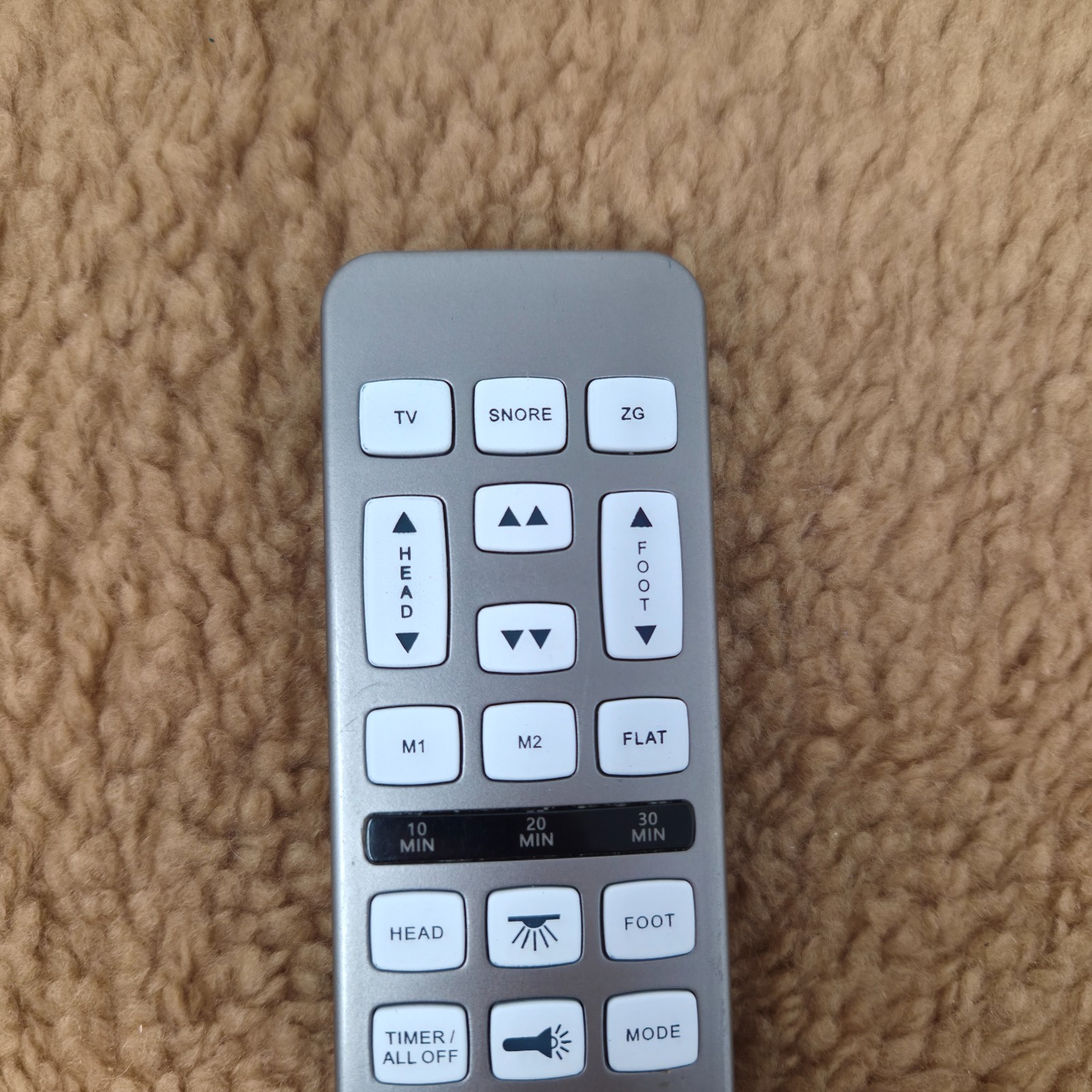 HJH55 Richmat W. Silver Products Adjustable Bed Remote Used Good Shape