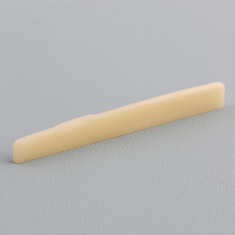 Unbleached Acoustic Guitar Bone Nut & Saddle Set Compatible with YMH FG