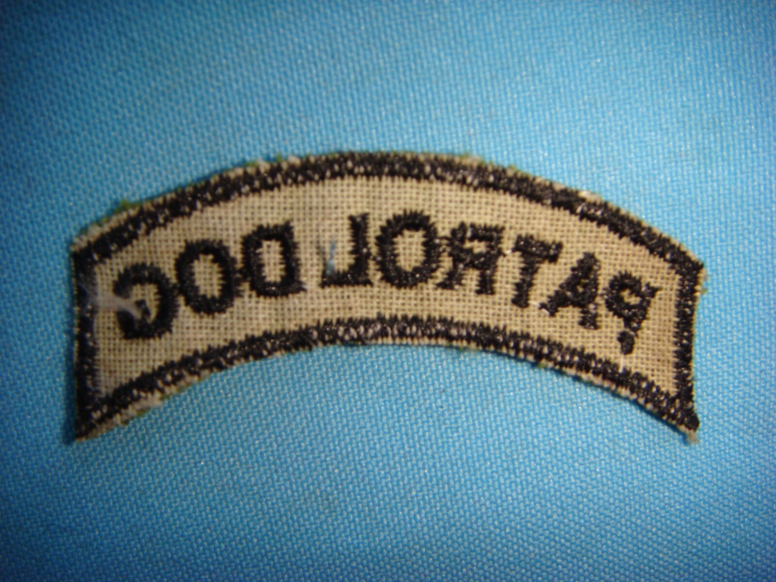 VIETNAM WAR SUBDUED TAB PATCH, US PATROL DOG