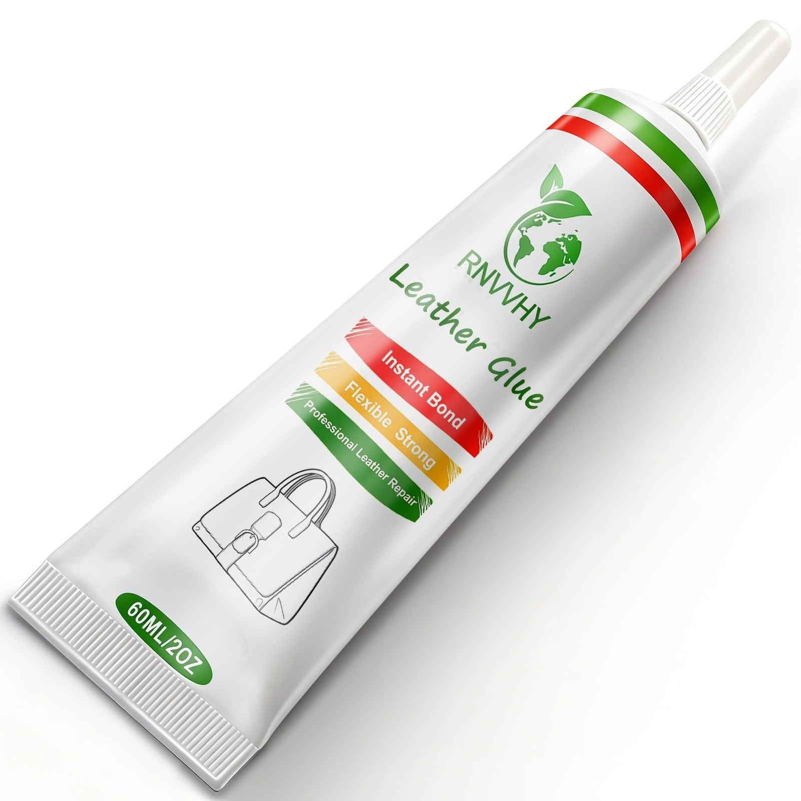 Leather Glue, 60g High Strength Special Leather Adhesive Clear Flexible Craft...