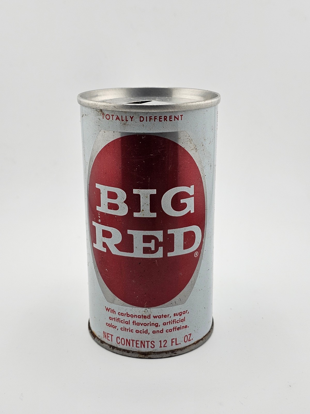 Vintage Steel Pull Tab Big Red Soda 12 oz Empty Can