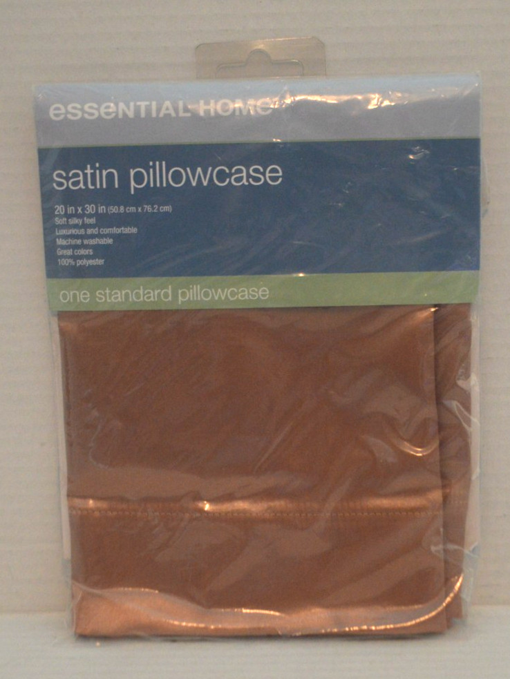 Essential Home Satin Pillowcase Color Gold