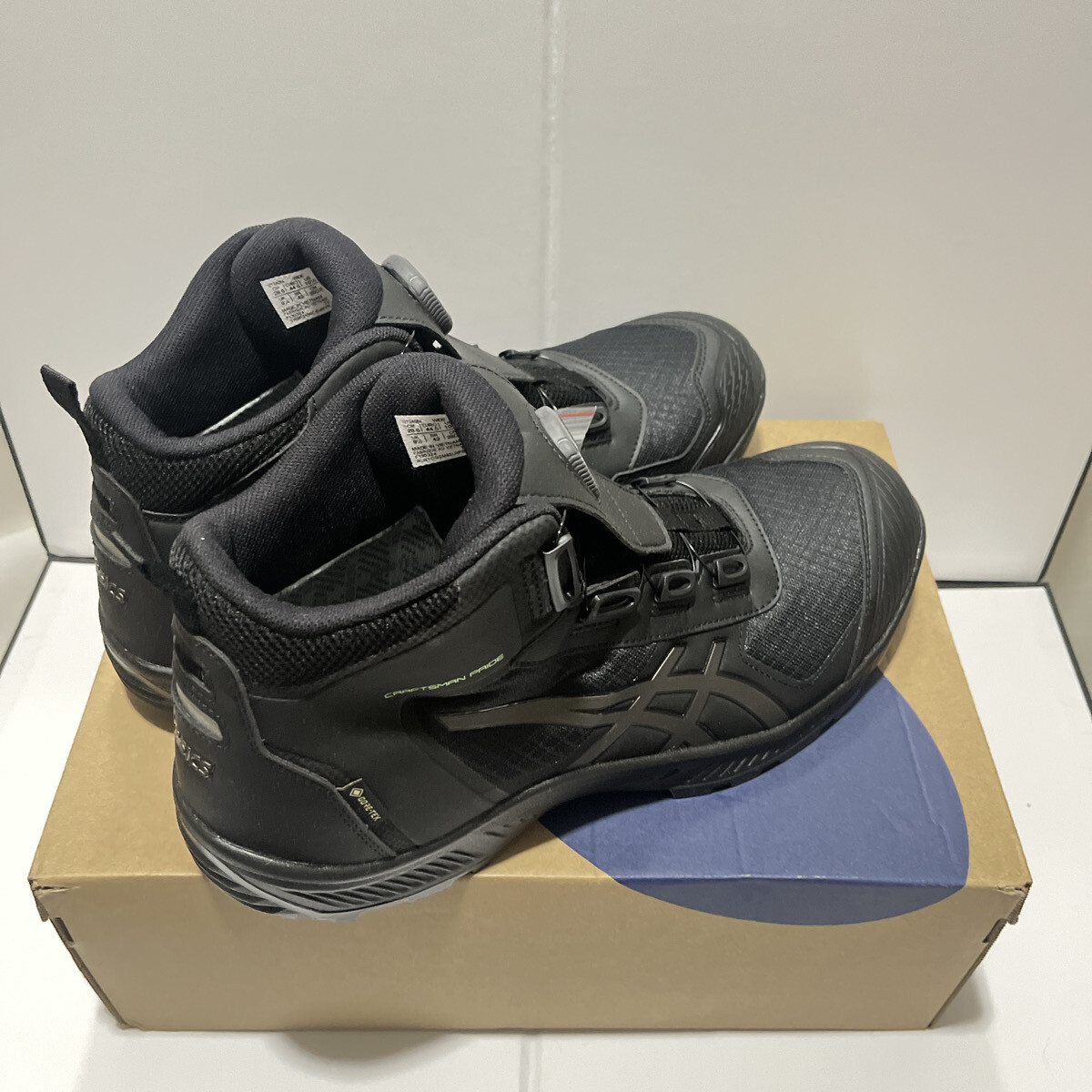 ASICS WINJOB CP604 G-TX BOA 1273A084 001 Black GORE-TEX 3E Safety Shoes Unisex