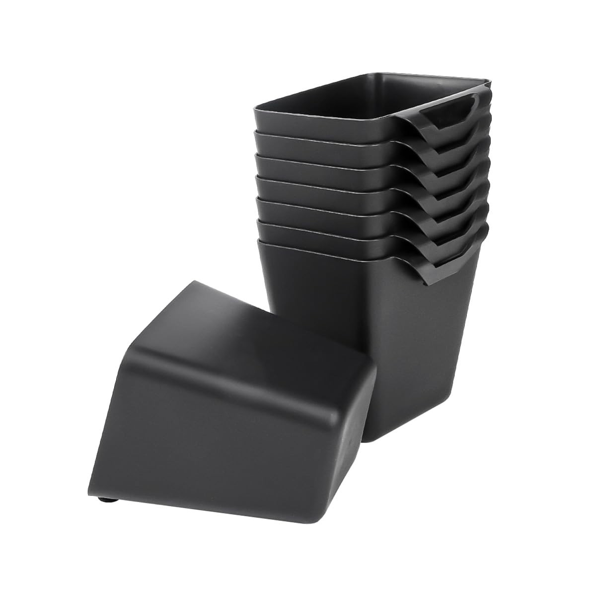 8 Pack Hanging Cup Holders Multipurpose Rolling Cart Accessories Utility Cart...