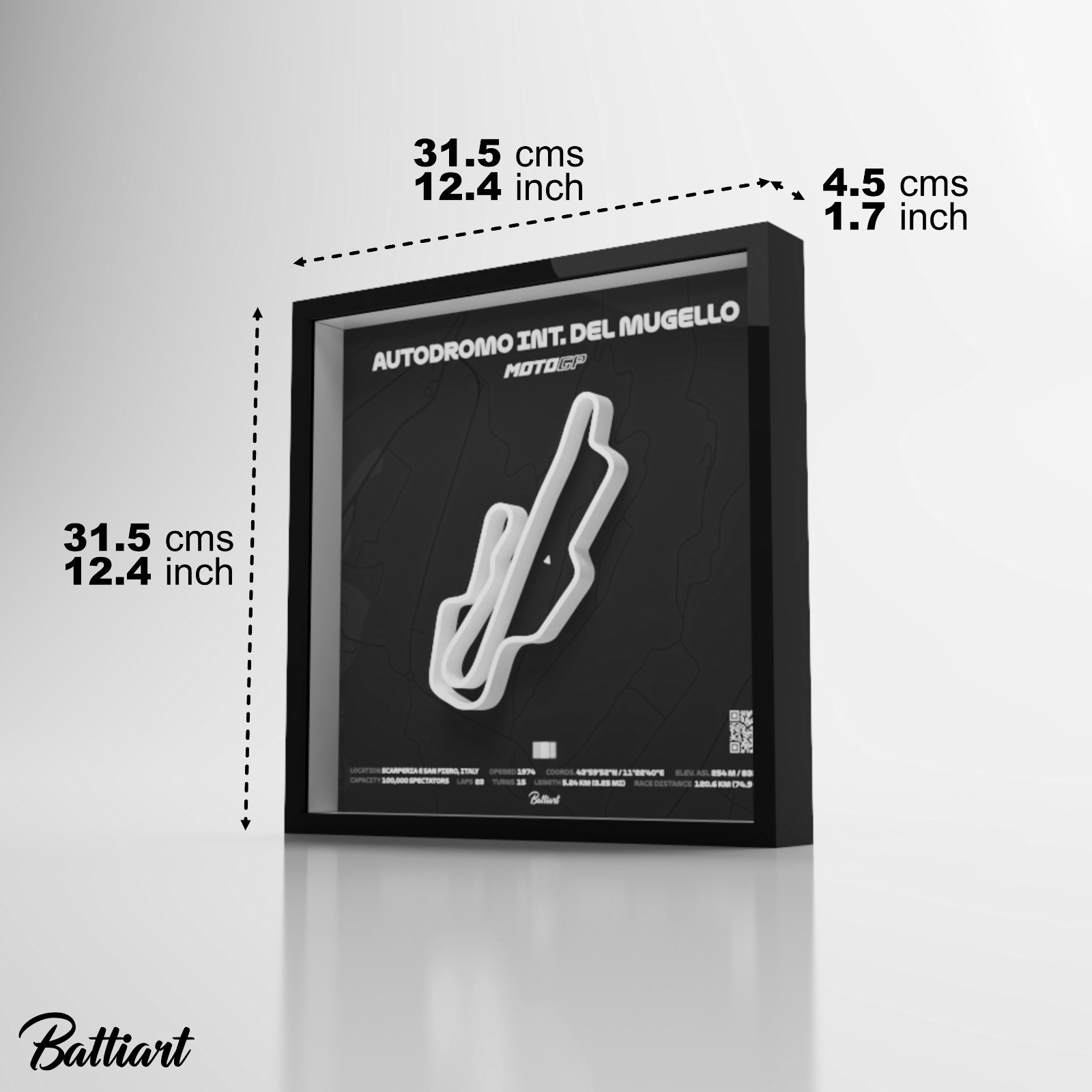 Mugello Circuit MotoGP Shadow Box