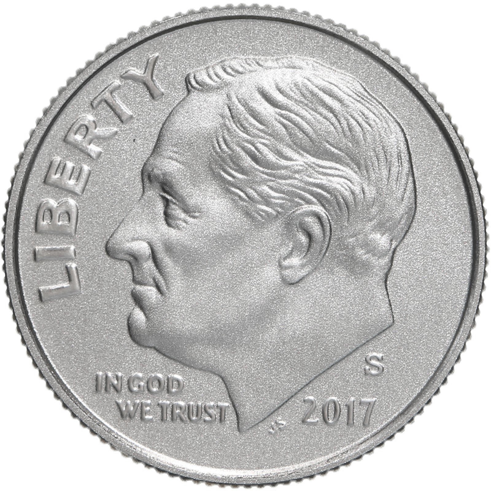 2017 S Enhanced Uncirculated Roosevelt Dime 225th Anniversary