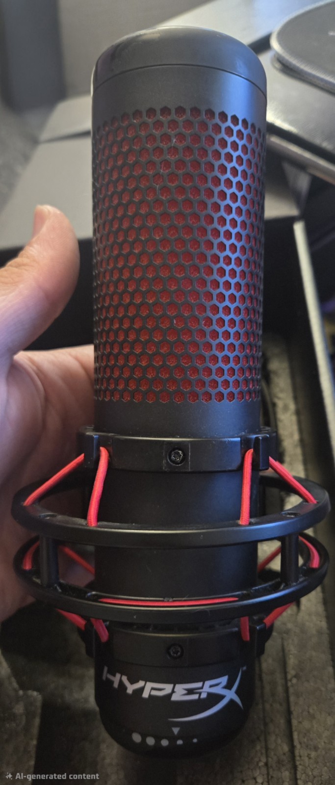 HyperX QuadCast with Mic Arm