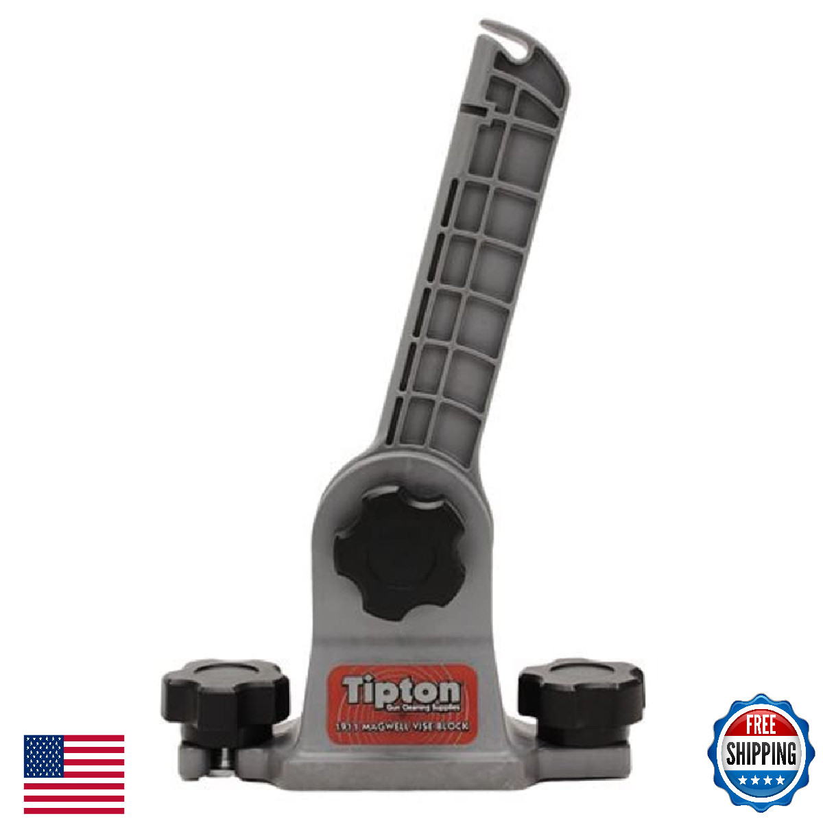 Tipton 1911 Mag Well Vise Block, 180° Rotation, Solvent Resistant Polymer