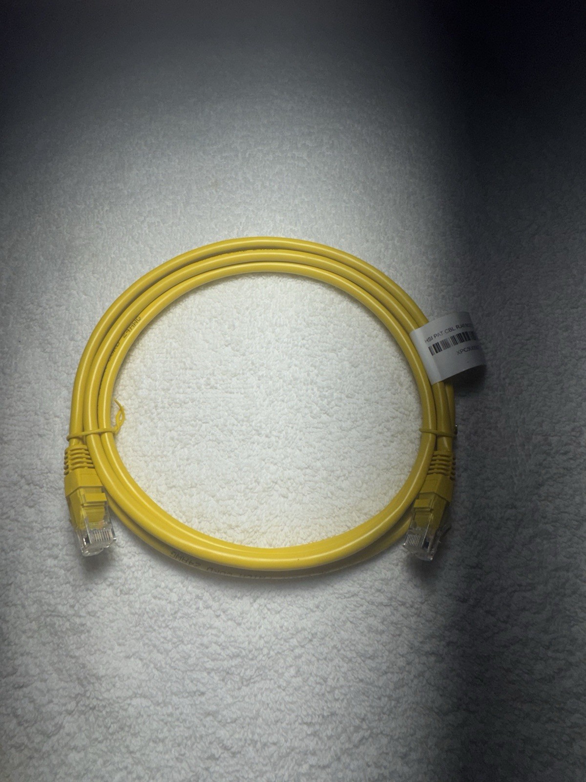 HSI PAT Cable RJ45 Booted Yellow 7Ft. XPC5U03582.RTL