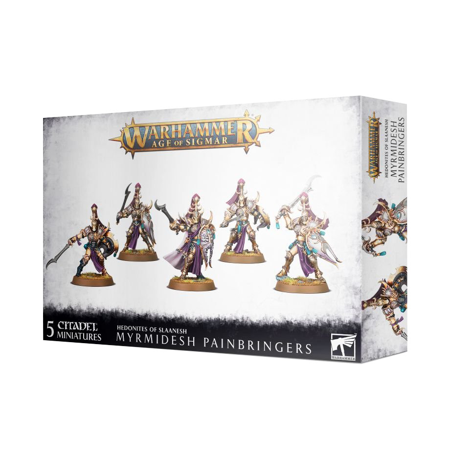 Hedonites of Slaanesh Myrmidesh Painbringers - Warhammer  Sigmar - New! 83-90