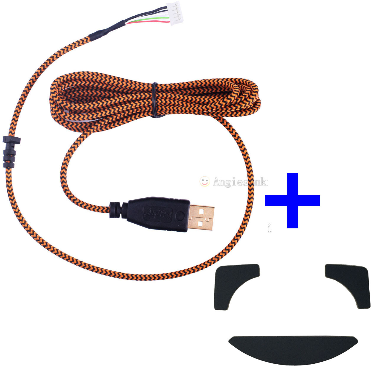 1Set Mouse Feet Skates & USB Cable for Razer DeathAdder 2013Chroma Overwatch