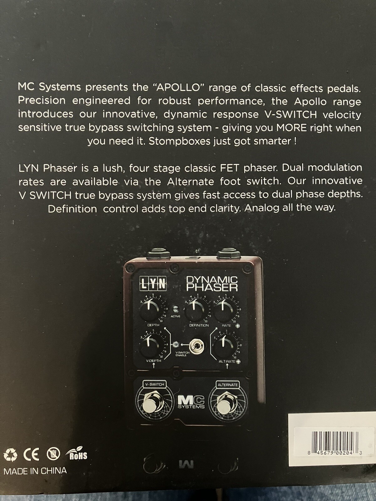MC Systems LYN Dynamic Phaser Good Condition With Box