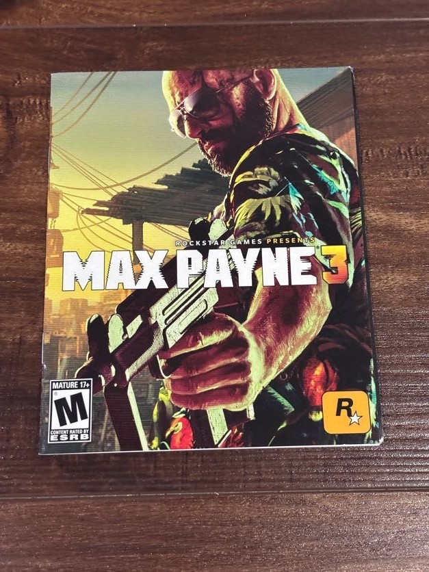 Max Payne 3 Playstation 3 PS3 Instruction Manual Only