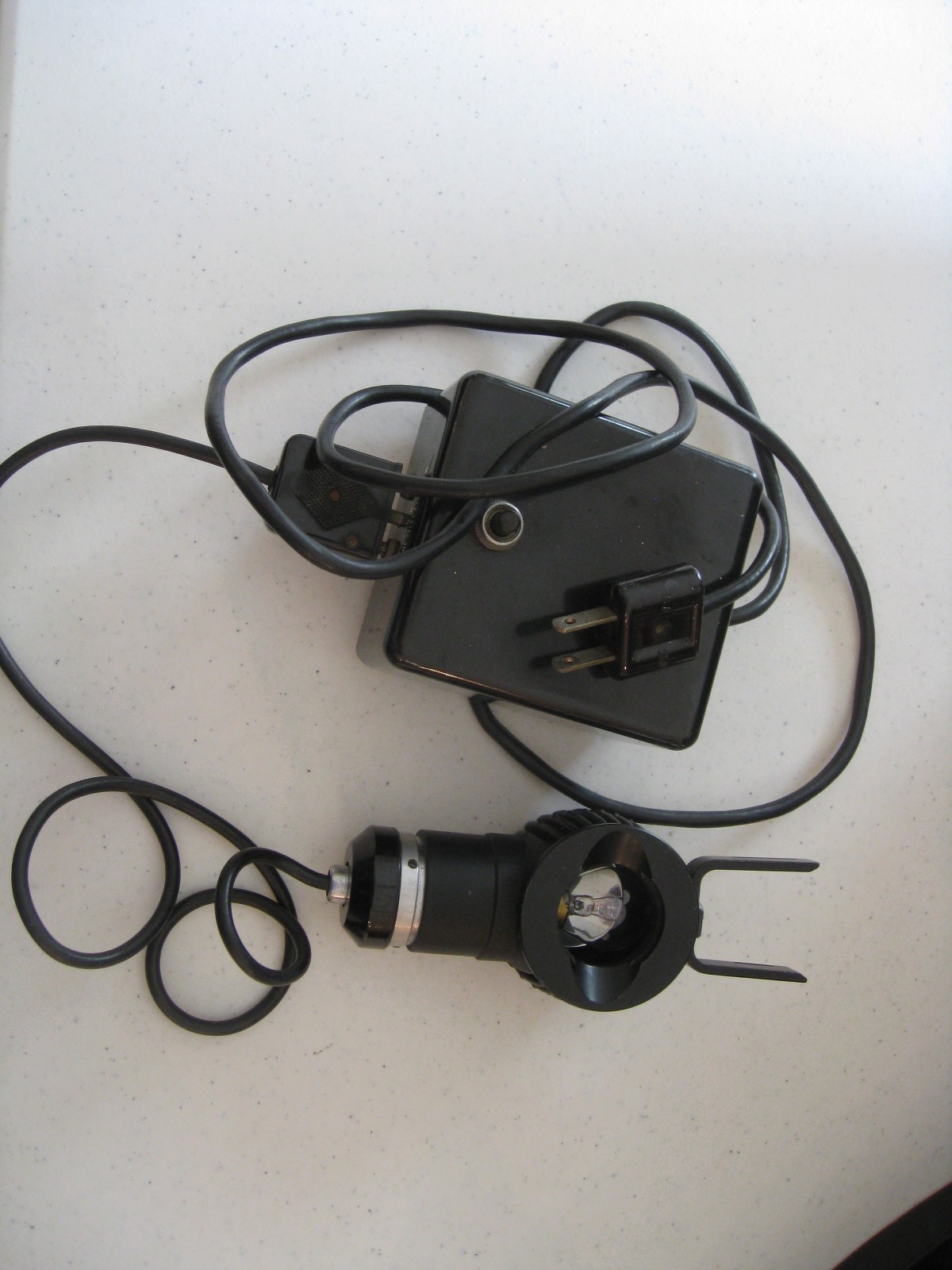 Vintage Bausch & Lomb Stereo Binocular Microscope 4 OBJECTIVES & ILLUMINATOR